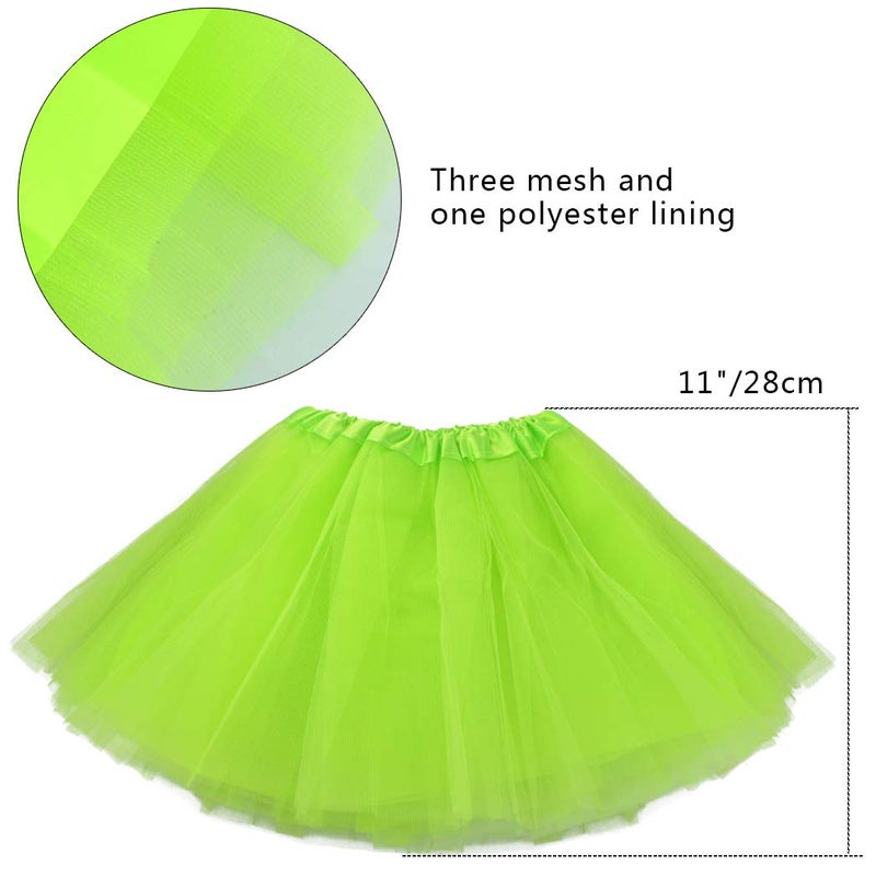Miayon Kids 6 in 1 Costume Accessories 1970s 1980s Fancy Outfits and Dress for Cosplay Party Theme Party for Girl - Image 2
